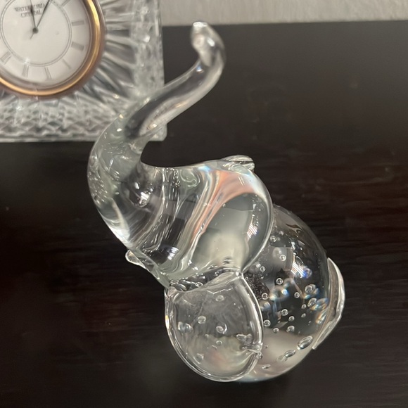 Murano Handblown Glass Art Elephant - Picture 2 of 7